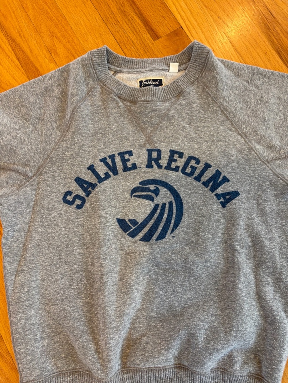 Salve Regina University  Grey Short Sleeve Sweatshirt - size small - Picture 2 of 8